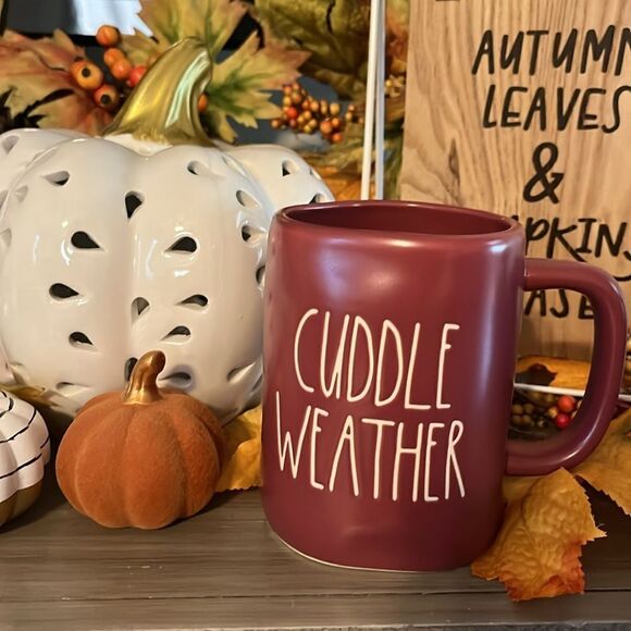 RAE DUNN NWOT CUDDLE WEATHER MUG - Picture 1 of 5